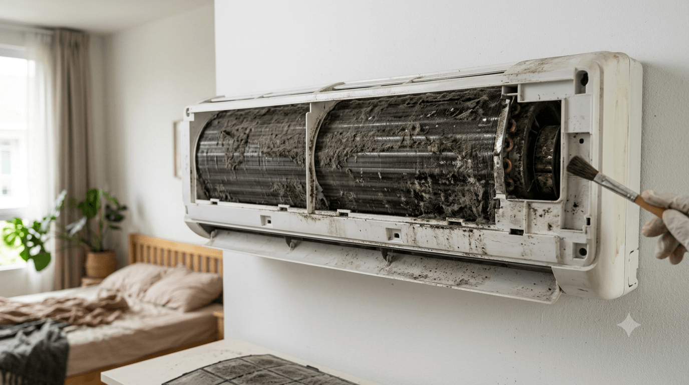 別把冷氣咳嗽當感冒！冷氣髒污、細菌與黴菌危害一次看懂